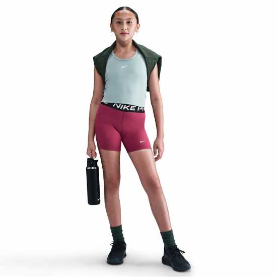 Детски къси панталони Nike Къси Панталони Момичета Pro Shorts Junior Girls Sweet Beet Nike Къси Панталони Момичета Pro Shorts Junior Girls Sweet Beet Детски къси панталони
