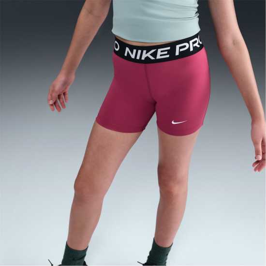 Детски къси панталони Nike Къси Панталони Момичета Pro Shorts Junior Girls Sweet Beet Nike Къси Панталони Момичета Pro Shorts Junior Girls Sweet Beet Детски къси панталони