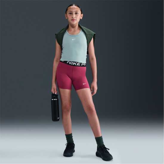 Детски къси панталони Nike Къси Панталони Момичета Pro Shorts Junior Girls Sweet Beet Nike Къси Панталони Момичета Pro Shorts Junior Girls Sweet Beet Детски къси панталони
