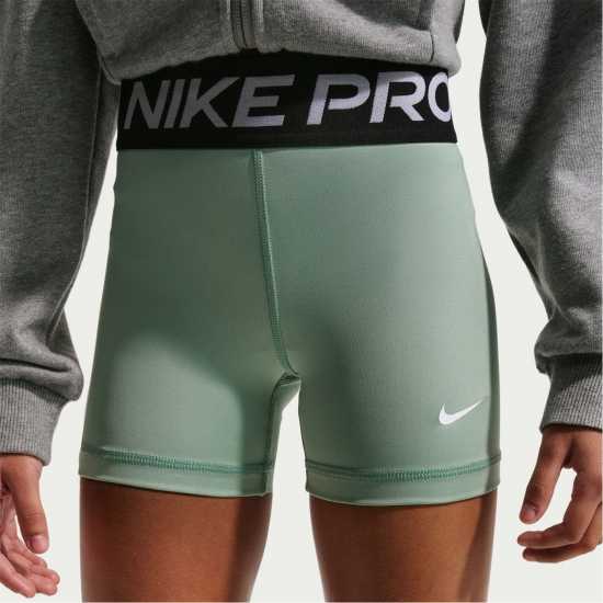 Nike Къси Панталони Момичета Pro Shorts Junior Girls Steam 