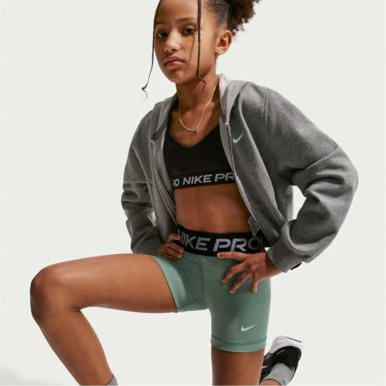 Nike Къси Панталони Момичета Pro Shorts Junior Girls Steam 