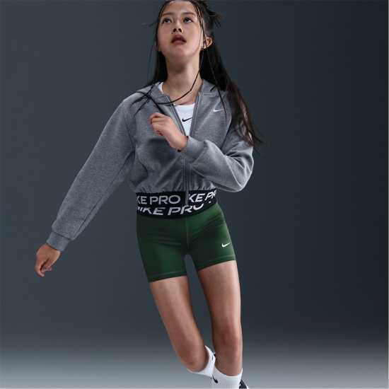 Nike Къси Панталони Момичета Pro Shorts Junior Girls Denim Turq Детски къси панталони