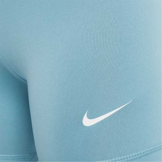 Nike Къси Панталони Момичета Pro Shorts Junior Girls Denim Turq Детски къси панталони