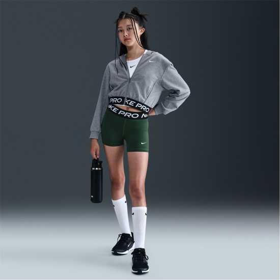 Nike Къси Панталони Момичета Pro Shorts Junior Girls Denim Turq Детски къси панталони