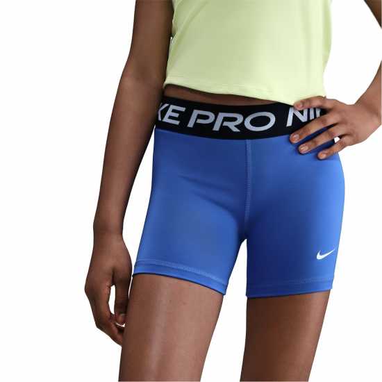 Детски къси панталони Nike Къси Панталони Момичета Pro Shorts Junior Girls Blue/White Nike Къси Панталони Момичета Pro Shorts Junior Girls Blue/White Детски къси панталони