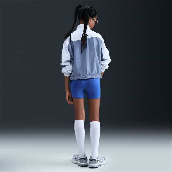 Детски къси панталони Nike Къси Панталони Момичета Pro Shorts Junior Girls Blue/White Nike Къси Панталони Момичета Pro Shorts Junior Girls Blue/White Детски къси панталони