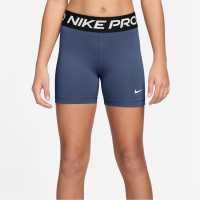 Nike Къси Панталони Момичета Pro Shorts Junior Girls Mystic Navy 