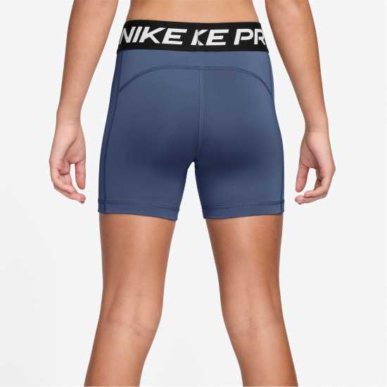 Nike Къси Панталони Момичета Pro Shorts Junior Girls Mystic Navy 