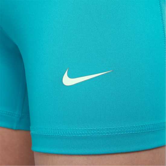 Nike Къси Панталони Момичета Pro Shorts Junior Girls Прахав катран Детски къси панталони