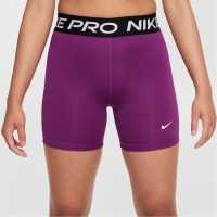 Nike Къси Панталони Момичета Pro Shorts Junior Girls Viotech/Black Детски къси панталони