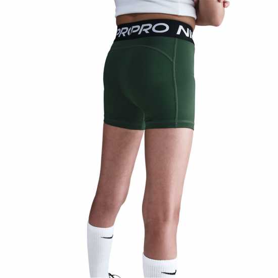 Nike Къси Панталони Момичета Pro Shorts Junior Girls Fir 
