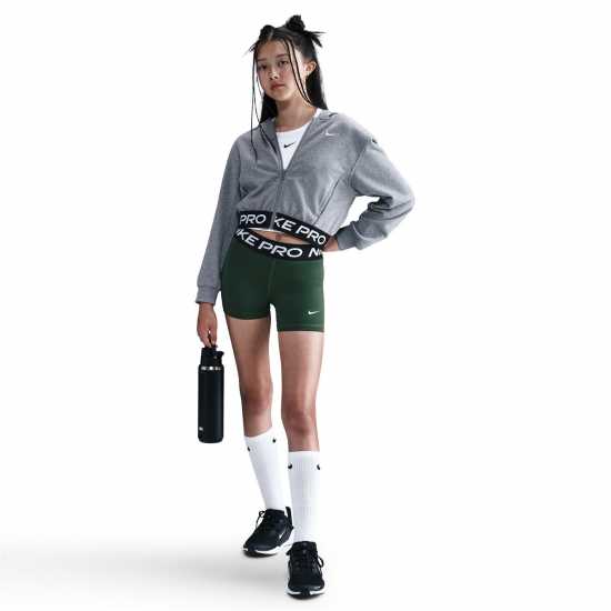 Nike Къси Панталони Момичета Pro Shorts Junior Girls Fir 
