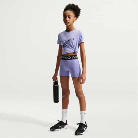 Nike Къси Панталони Момичета Pro Shorts Junior Girls  
