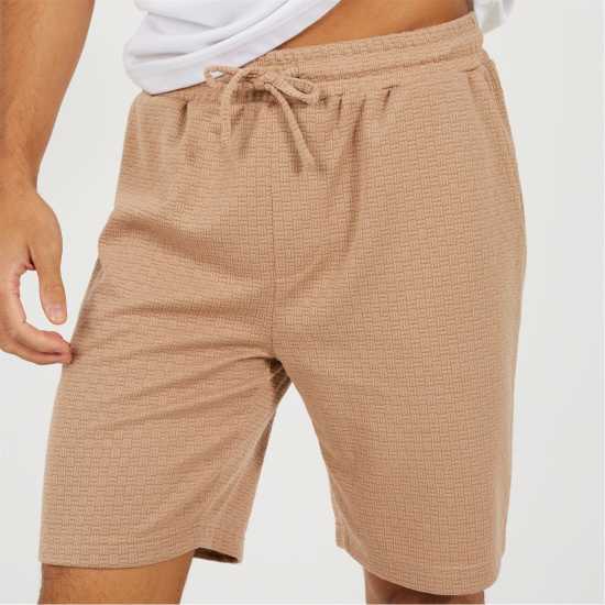 Brave Soul Mens Classic Style Textured Shorts Brave Soul Mens Classic Style Textured Shorts