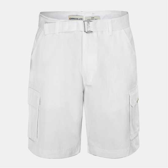 Soulcal Washed Short Mens White Soulcal Washed Short Mens White