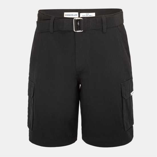 Soulcal Washed Short Mens Black Soulcal Washed Short Mens Black