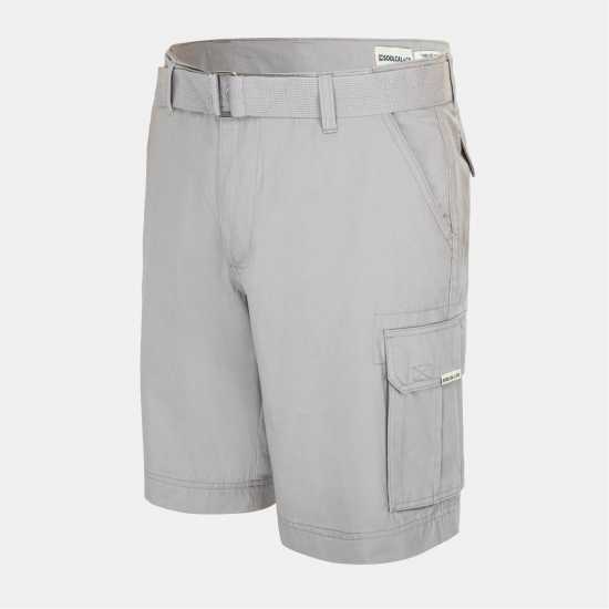 Soulcal Washed Short Mens Silver 