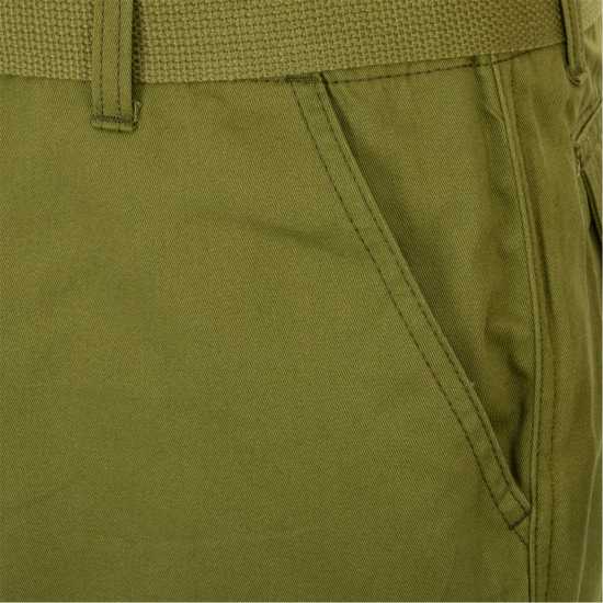 Soulcal Washed Short Mens Olive 