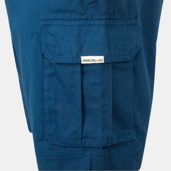 Soulcal Washed Short Mens Navy Soulcal Washed Short Mens Navy