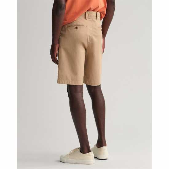 Gant Hallden Slim Fit Twill Shorts Dark Khaki 248 Мъжки къси панталони