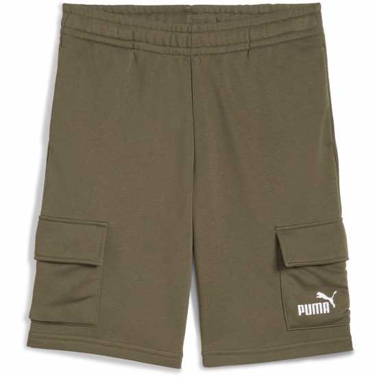 Puma Ess No. 1 Logo Cargo Shorts Tr B Jogger Short Boys Зелен лоден Детски къси панталони