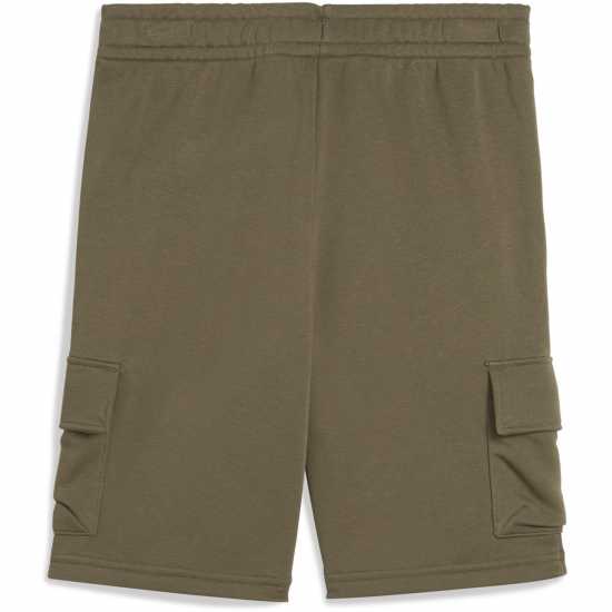 Puma Ess No. 1 Logo Cargo Shorts Tr B Jogger Short Boys Зелен лоден Детски къси панталони