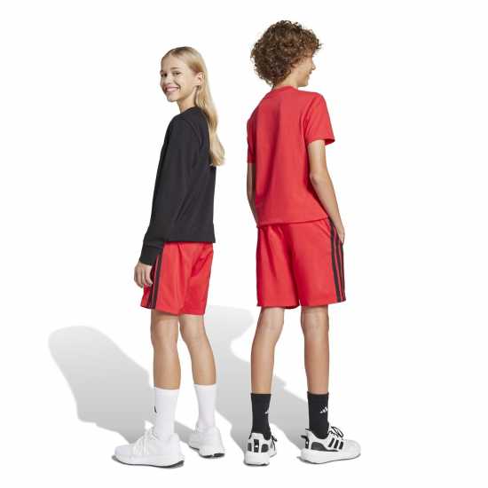 Adidas Тъкани Детски Шорти Essential Woven Shorts Juniors Червен/Черен Детски къси панталони