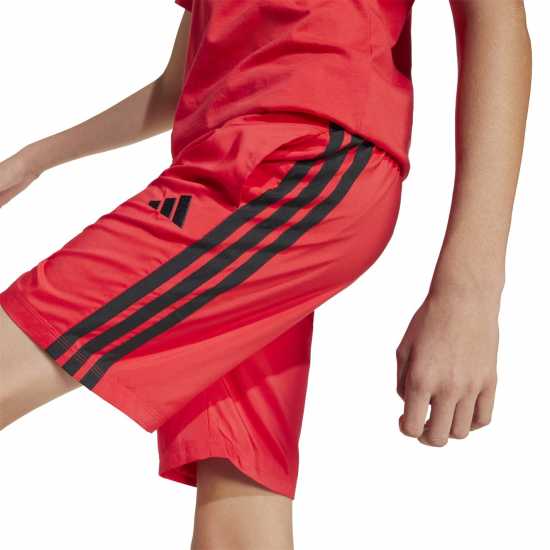 Adidas Тъкани Детски Шорти Essential Woven Shorts Juniors Червен/Черен Детски къси панталони