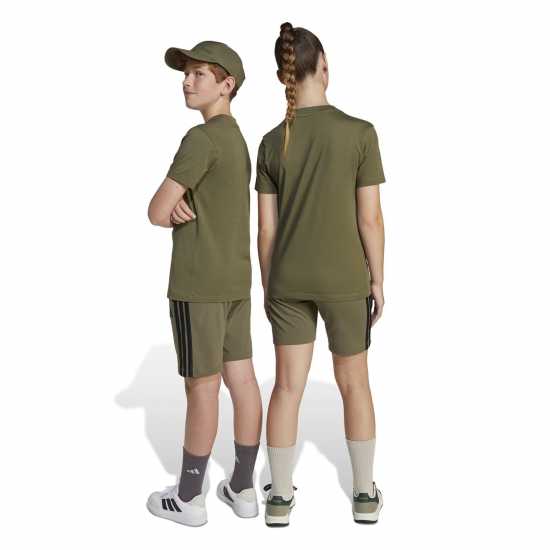 Adidas Тъкани Детски Шорти Essential Woven Shorts Juniors Хаки/Черно Детски къси панталони