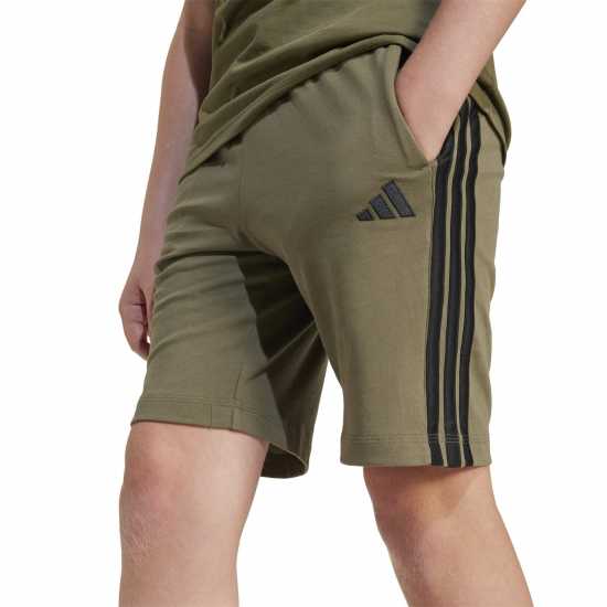 Adidas Тъкани Детски Шорти Essential Woven Shorts Juniors Хаки/Черно Детски къси панталони