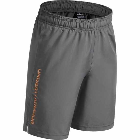 Under Armour Ua Tech™ Woven Wordmark Shorts Boys' Grey/Orange 