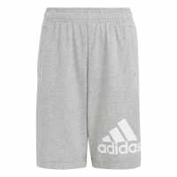 Adidas Момчешки Къси Гащи Bl Fleece Shorts Junior Boys Grey/White Детски къси панталони