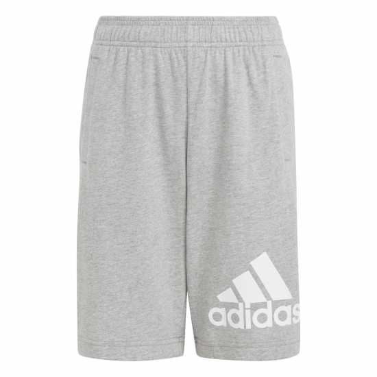 Детски къси панталони Adidas Детски Шорти Essentials Big Logo Cotton Shorts Juniors Сиво/Бяло Adidas Детски Шорти Essentials Big Logo Cotton Shorts Juniors Сиво/Бяло Детски къси панталони