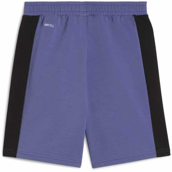 Puma Active Sports Graphic Sweat Shorts T Jogger Short Unisex Kids Син кристал Детски къси панталони