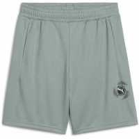 Puma Active Sports Graphic Poly Shorts B Gym Short Unisex Kids Зелена Луна Детски къси панталони