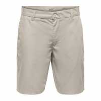 Only And Sons Къси Панталони Men's Chino Shorts Silver Lining 