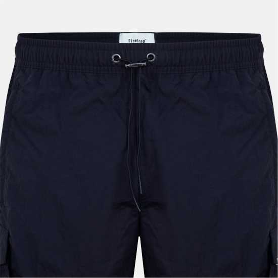 Firetrap Navy Cargo Shorts Черно 