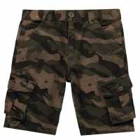 Firetrap Момчешки Къси Гащи Camo Cargo Shorts Junior Boys  Детски къси панталони