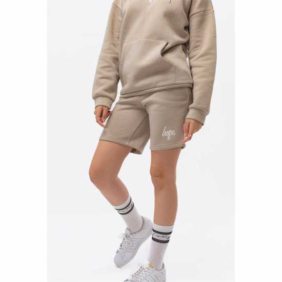 Детски къси панталони Hype Shorts Jn99 Бежово Hype Shorts Jn99 Бежово Детски къси панталони