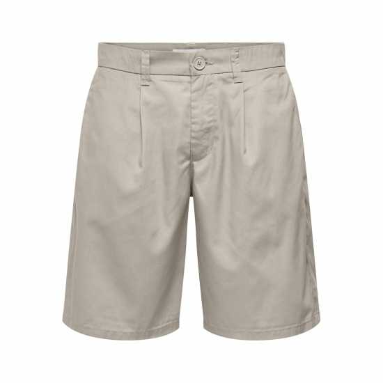 Only And Sons Къси Панталони Men's Chino Shorts Silver Lining Only And Sons Къси Панталони Men's Chino Shorts Silver Lining