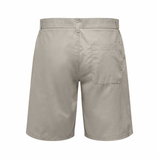 Only And Sons Къси Панталони Men's Chino Shorts Silver Lining Only And Sons Къси Панталони Men's Chino Shorts Silver Lining