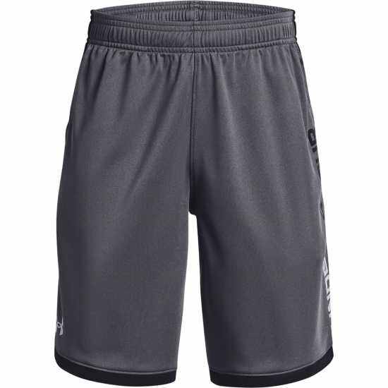 Under Armour Детски Шорти Stunt 3.0 Shorts Juniors Черно сиво Детски къси панталони