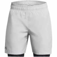 Under Armour Armour Ua Tech Woven 2In1 Short Gym Boys Grey Детски къси панталони