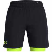 Under Armour Armour Ua Tech Woven 2In1 Short Gym Boys Black Детски къси панталони