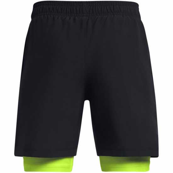 Under Armour Armour Ua Tech Woven 2In1 Short Gym Boys Black Детски къси панталони