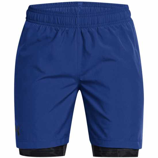Under Armour Armour Ua Tech Woven 2In1 Short Gym Boys Blue Детски къси панталони