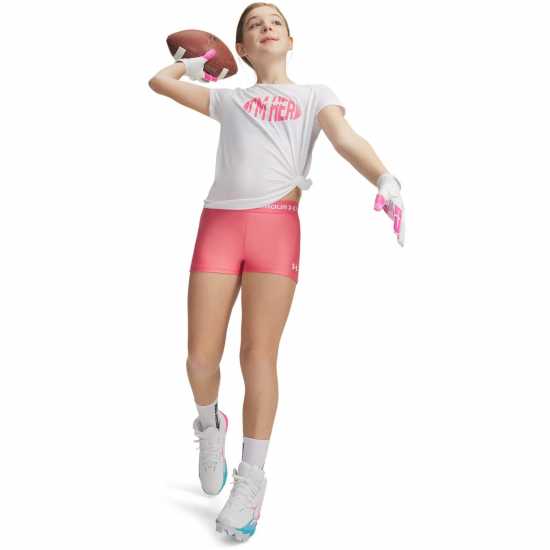 Under Armour Ua Heatgear Shorty Jn62 Pink/White 