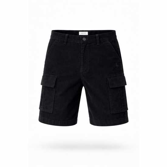 Jack Wills Mens Cargo Shorts Black Horn 