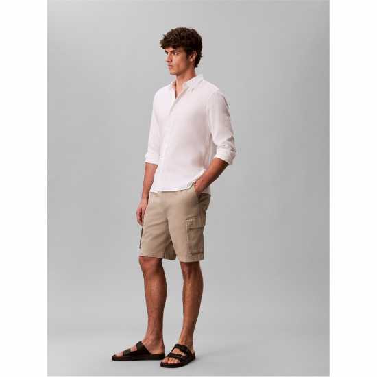 Calvin Klein Jeans Men's Cargo Shorts Vintage Khaki Calvin Klein Jeans Men's Cargo Shorts Vintage Khaki