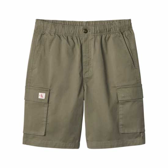 Calvin Klein Jeans Men's Cargo Shorts Dusty Olive 